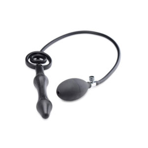 Master Series Devils Rattle Inflatable Anal Plug With Cock Ring
