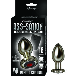 Ass Sation Remote Vibrating Butt Plug Black