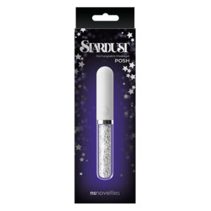 Stardust Charm 6 Inch Rechargeable Massager White